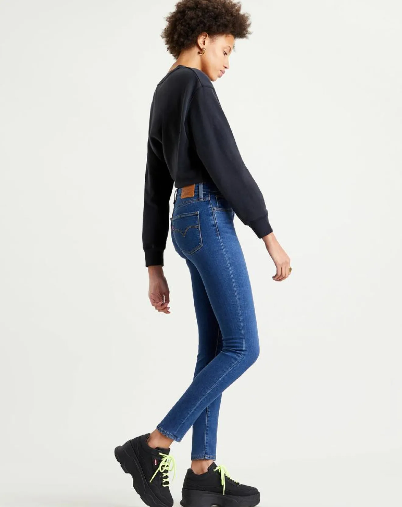Femme Levi's® Jean 721 High Rise Skinny Bogota bleu