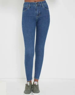 Outlet Levi's® Jean 720 High Super Skinny bleu