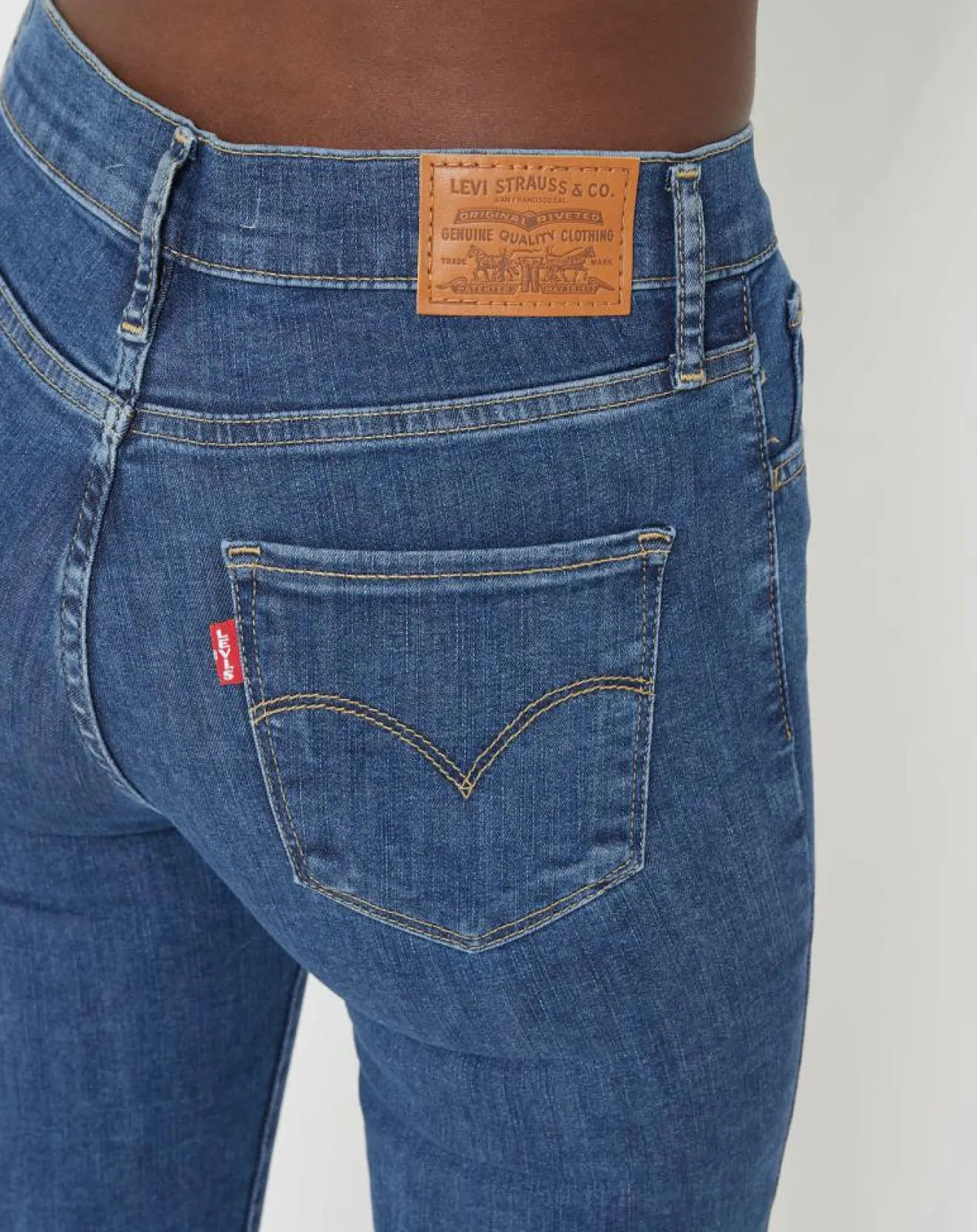 Outlet Levi's® Jean 720 High Super Skinny bleu