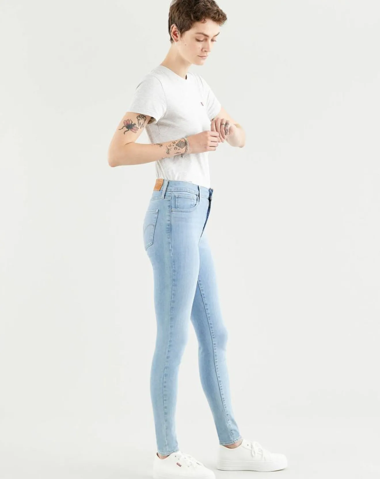 Sale Levi's® Jean 720 hirise super Skinny sculpt galaxy bleu