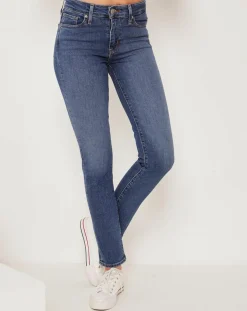 Femme Levi's® Jean 712 Slim Los Angeles Breeze bleu