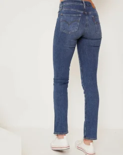 Femme Levi's® Jean 712 Slim Los Angeles Breeze bleu