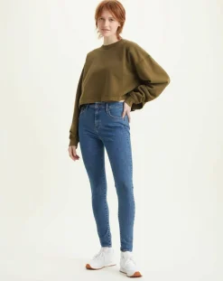 Femme Levi's® Jean 720 super Skinny taille haute bleu foncé