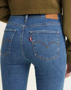 Femme Levi's® Jean 720 super Skinny taille haute bleu foncé