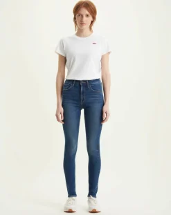 Femme Levi's® Jean 721 taille haute Skinny bleu foncé