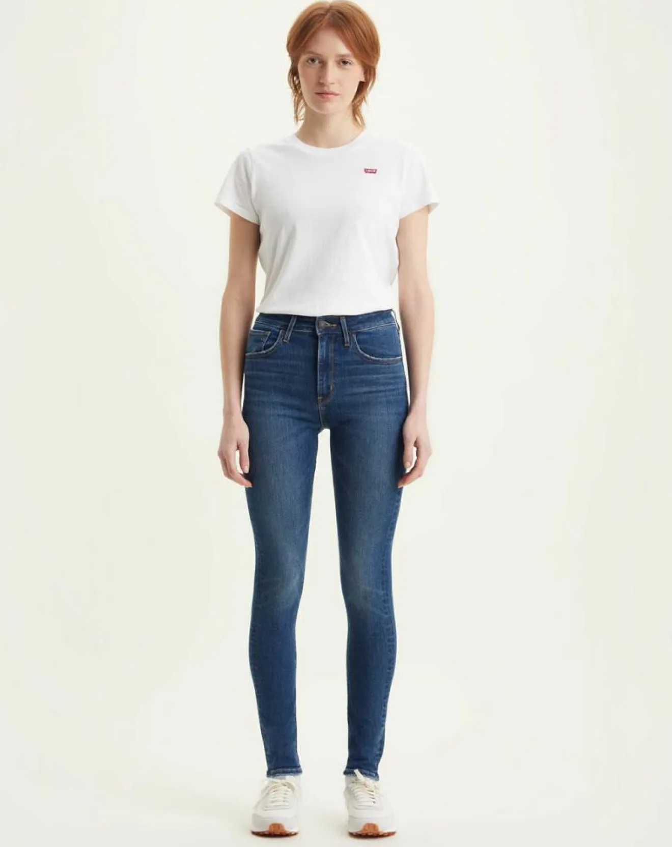 Femme Levi's® Jean 721 taille haute Skinny bleu foncé