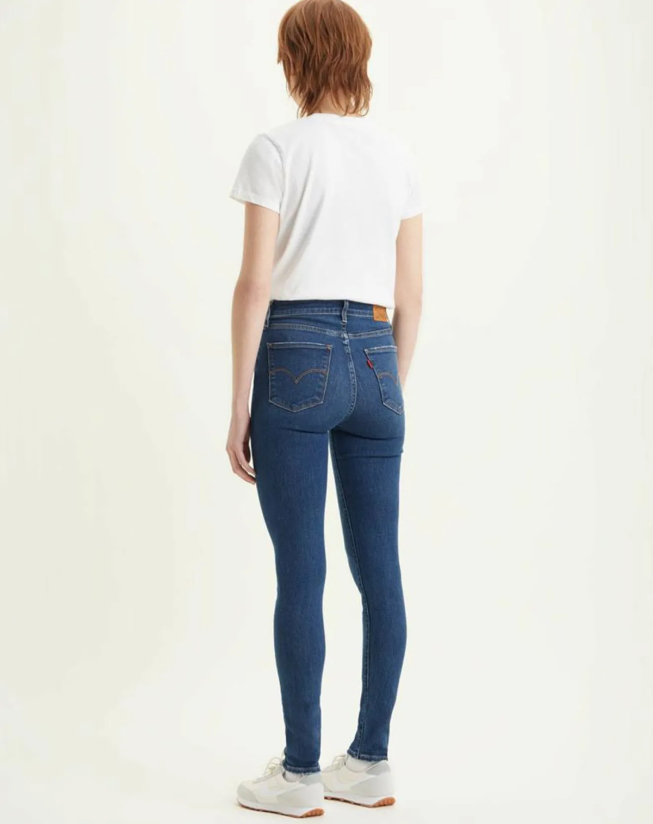 Femme Levi's® Jean 721 taille haute Skinny bleu foncé