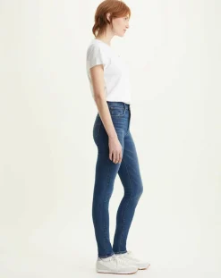 Femme Levi's® Jean 721 taille haute Skinny bleu foncé