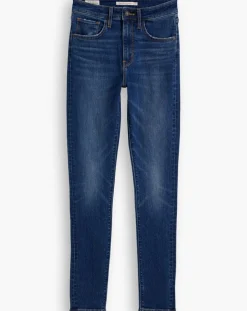 Femme Levi's® Jean 721 taille haute Skinny bleu foncé