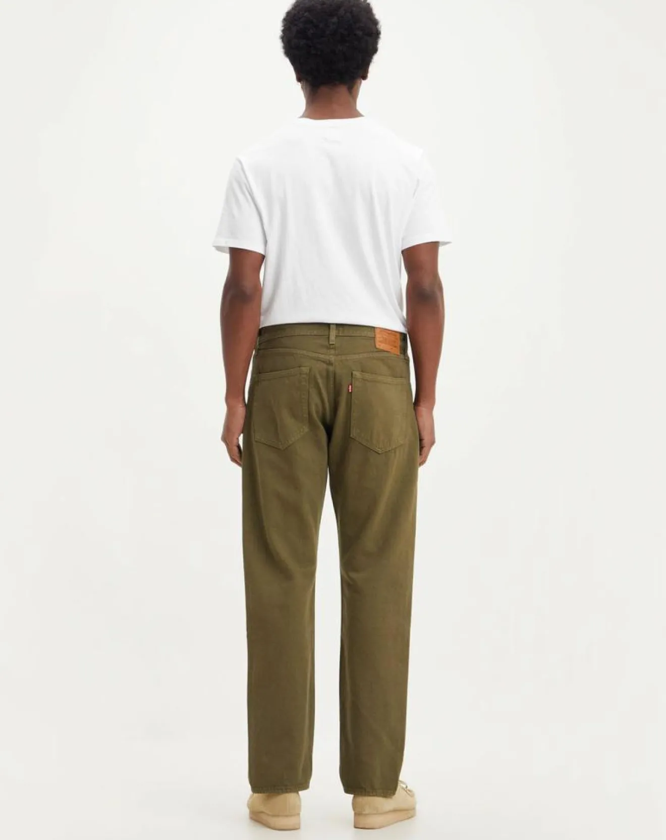 Sale Levi's® Jean 551™ Z en Coton & Chanvre Authentic Straight vert kaki