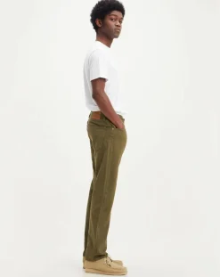 Sale Levi's® Jean 551™ Z en Coton & Chanvre Authentic Straight vert kaki