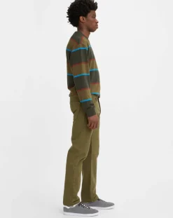 Sale Levi's® Jean 551™ Z en Coton & Chanvre Authentic Straight vert kaki