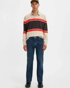 Sale Levi's® Jean 551™ Z en Coton & Chanvre Authentic Straight bleu foncé