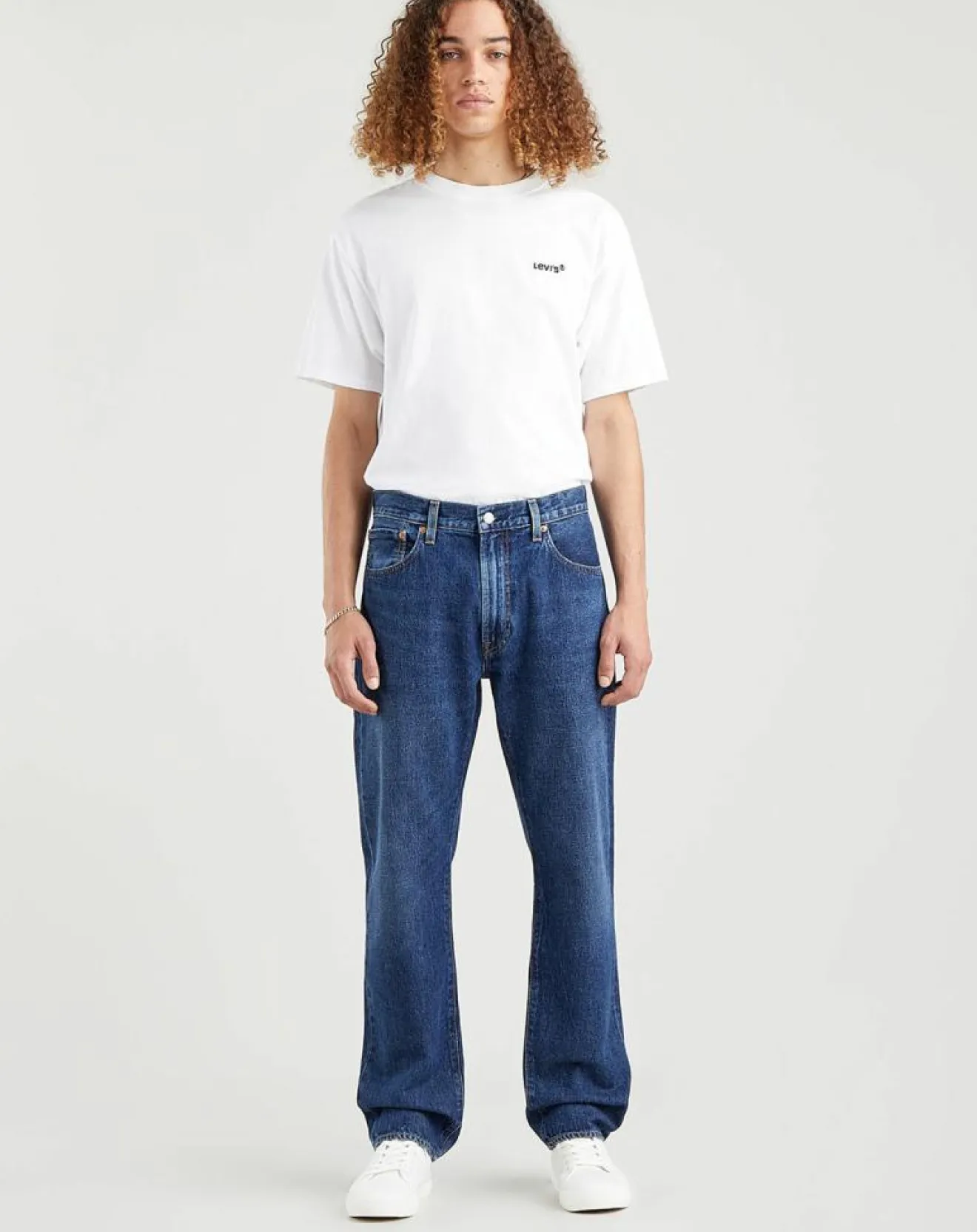 Sale Levi's® Jean 551™ Z en Coton & Chanvre Authentic Straight bleu foncé