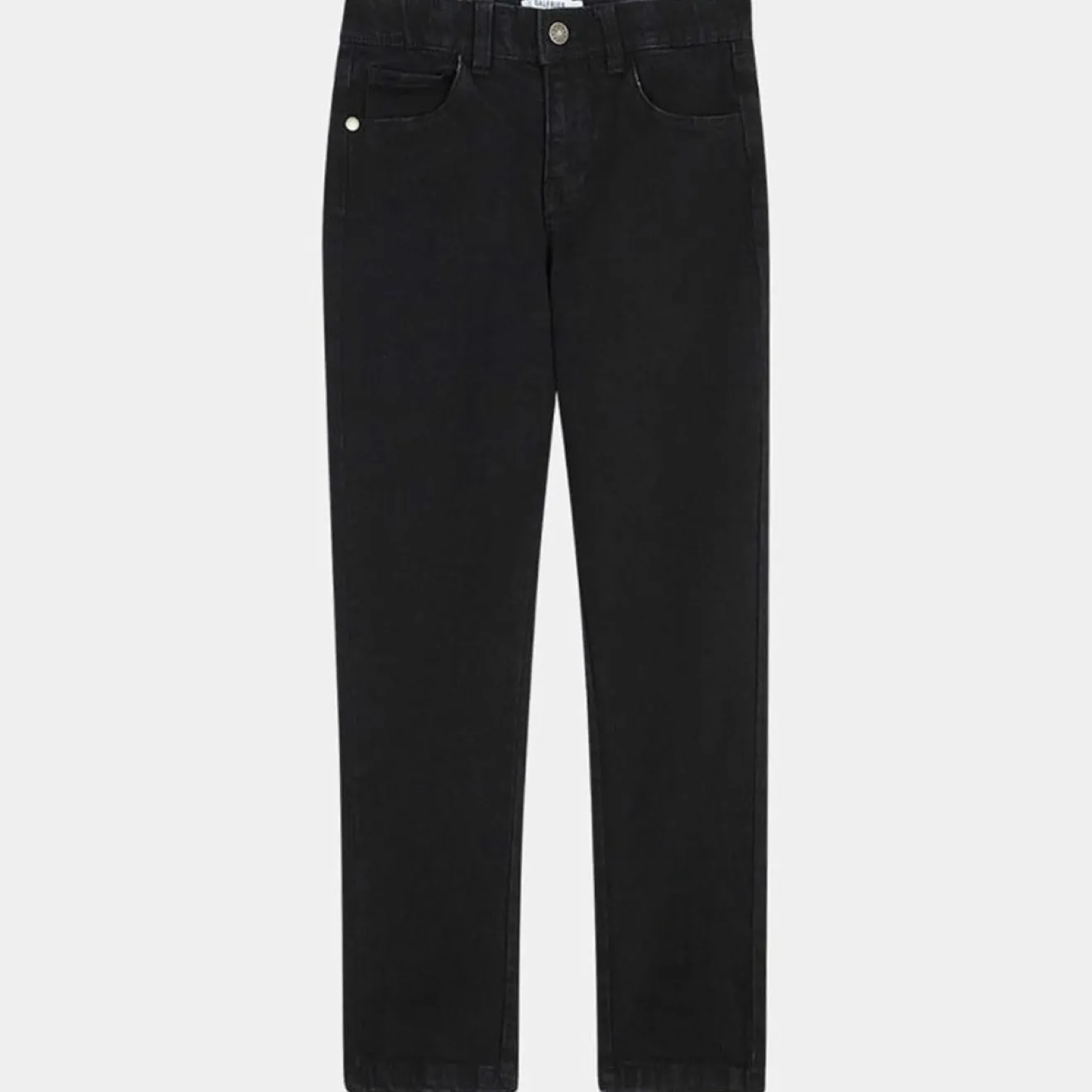Online Galeries Lafayette & Kids Jean ajusté en Coton bio Karl stretch noir