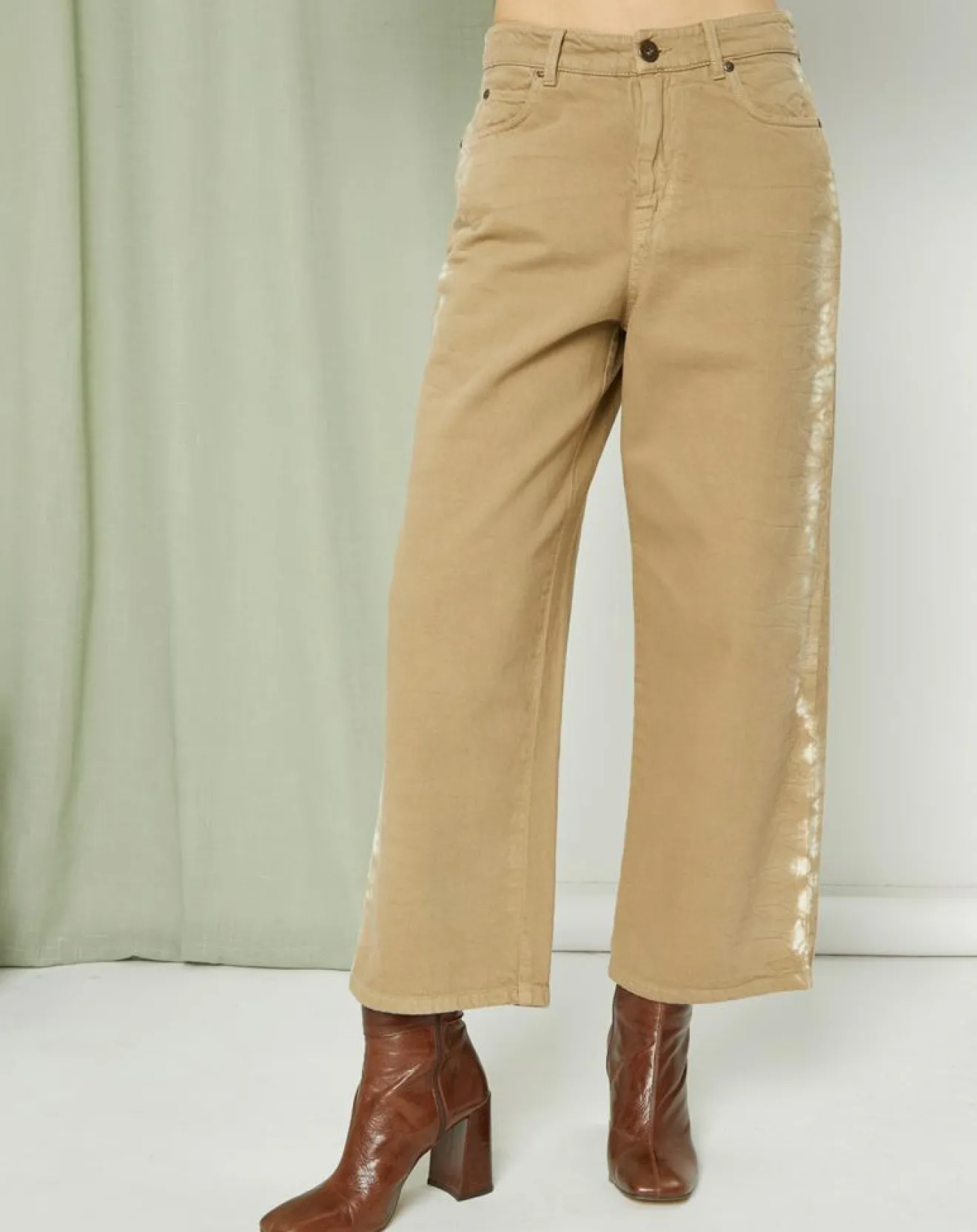 Outlet MaxMara Weekend Jean Ampezzo beige foncé