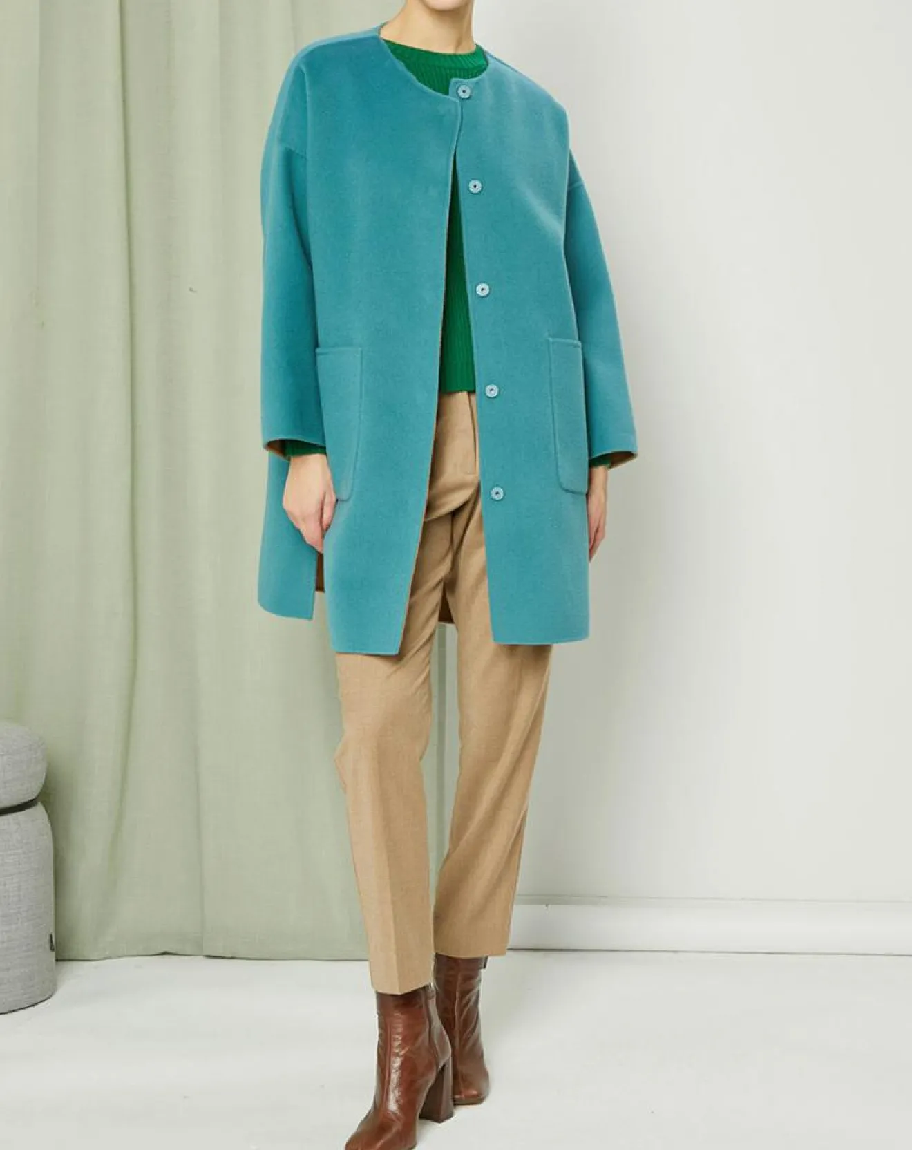 Outlet MaxMara Weekend Jean Ampezzo beige foncé