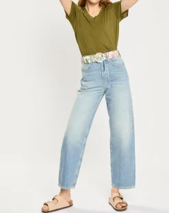 Scotch & Soda Jean ample bleu moyen