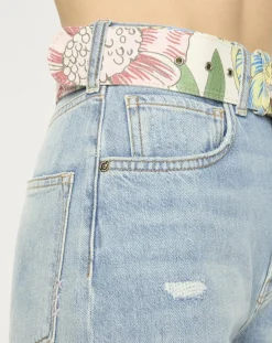 Scotch & Soda Jean ample bleu moyen