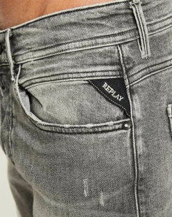 Best Replay Jean Anbass 10 Yo Stry gris clair