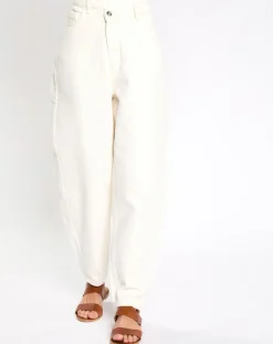 Femme Esprit Jean banana écru