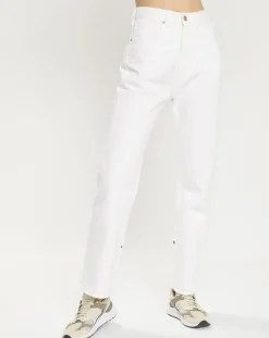 Femme Scotch & Soda Jean boyfriend blanc