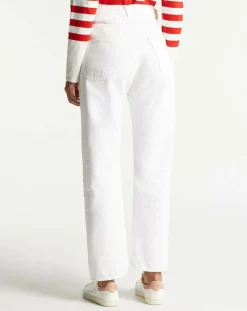 Femme Scotch & Soda Jean boyfriend blanc