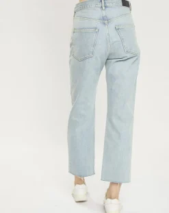 Hot Scotch & Soda Jean boyfriend crop det couture bleu clair