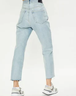 Hot Scotch & Soda Jean boyfriend crop det couture bleu clair