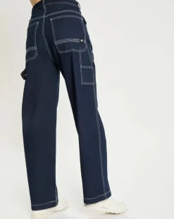 Online Element Jean brut large bleu foncé