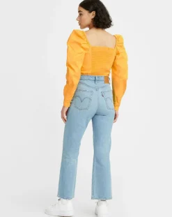 New Levi's® Jean crop boot Ribcage bleu