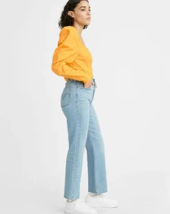 New Levi's® Jean crop boot Ribcage bleu