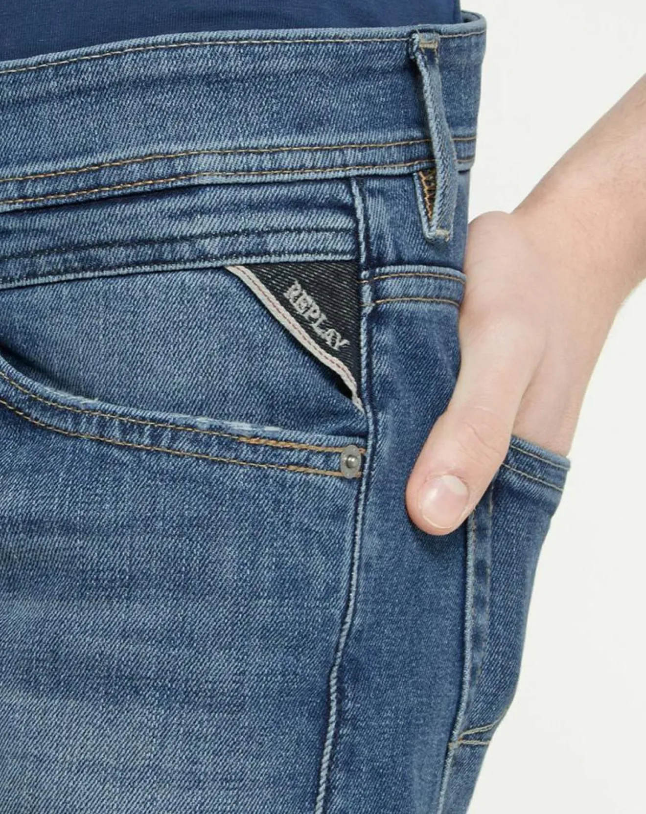 Best Replay Jean Denim Functional bleu moyen