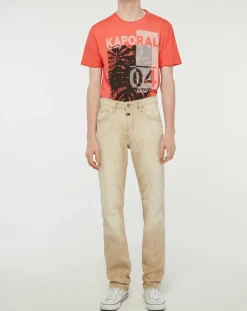 New Kaporal 5 Jean Droit Datte beige