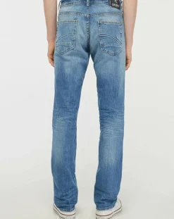 Homme Kaporal 5 Jean Droit Datte délavé bleu