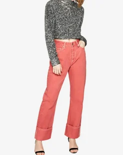 Femme Pepe Jeans Jean droit Dua rouge