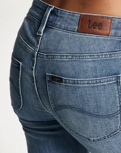 Sale Lee Jean droit Elly Hr bleu délavé