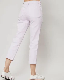 Femme J.Crew Jean Droit Leg Crop rose pâle
