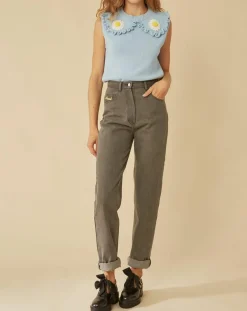 Clearance Manoush Jean Droit noir