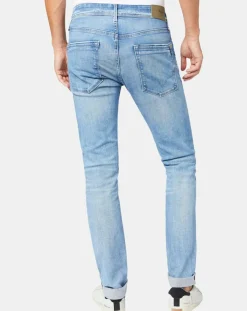 Clearance Pepe Jeans Jean Droit Stanley Destroy bleu clair