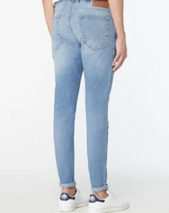 Homme Replay Jean en Coton Bio 573 Bio Milano bleu clair