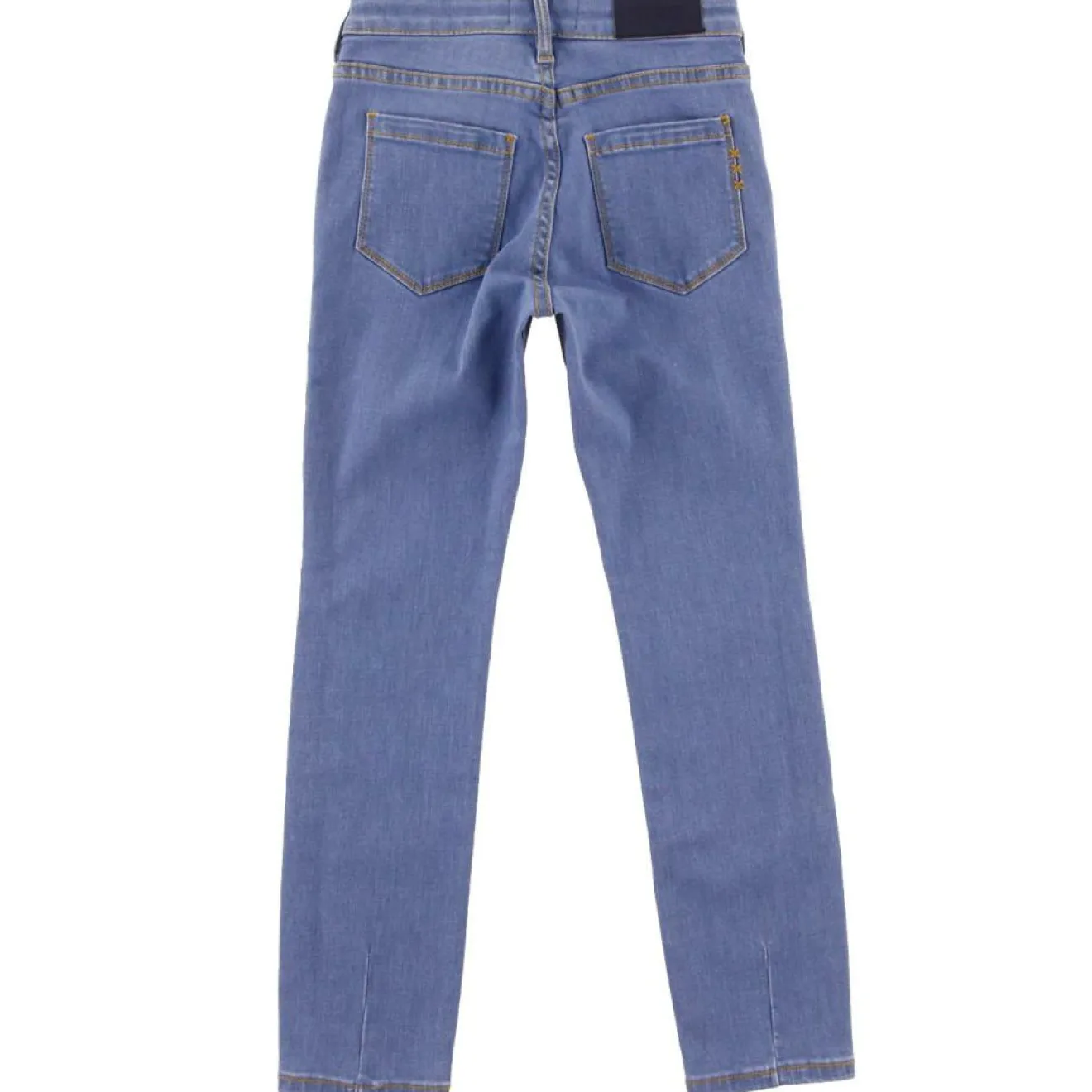 Enfant Scotch & Soda Jean en Toile de coton à taille haute bleu