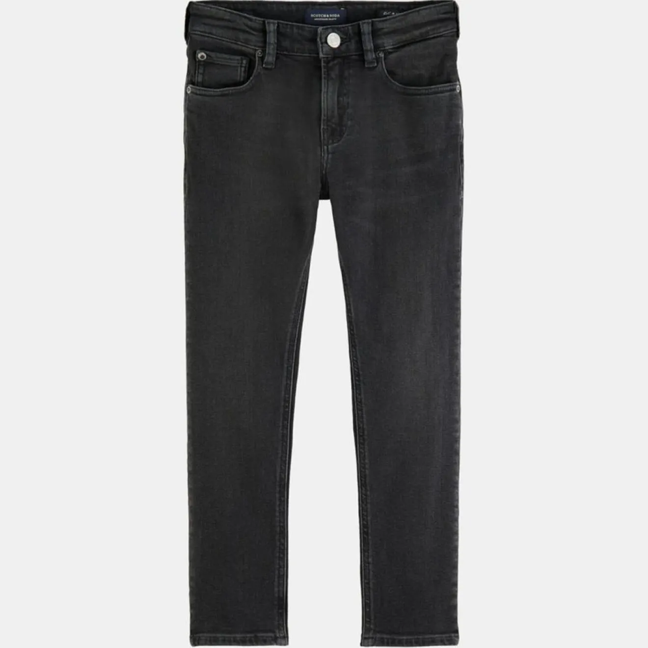 Enfant Scotch & Soda Jean en Toile de Coton mélangé Dean noir