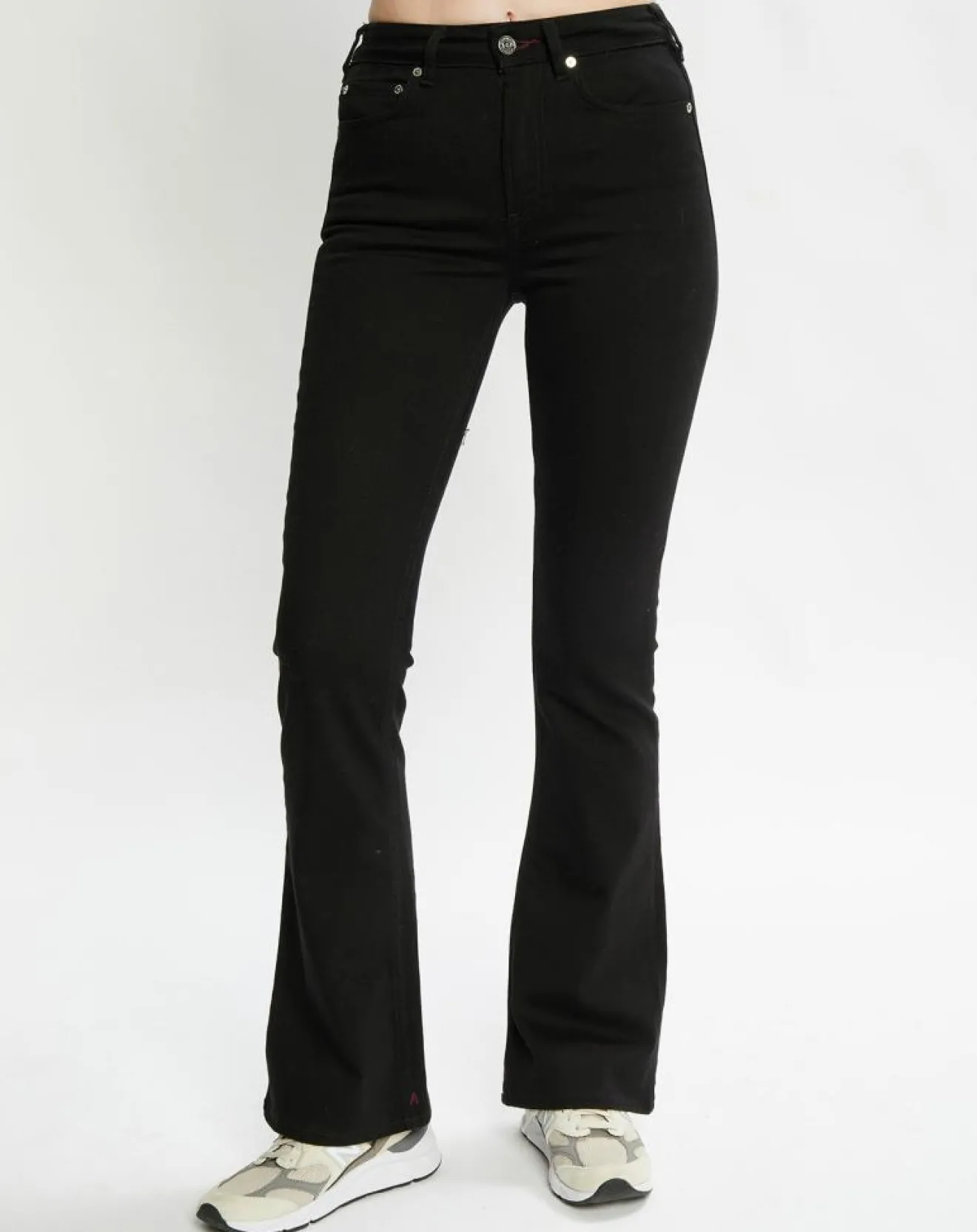 Best Scotch & Soda Jean Flare en Coton Bio mélangé noir