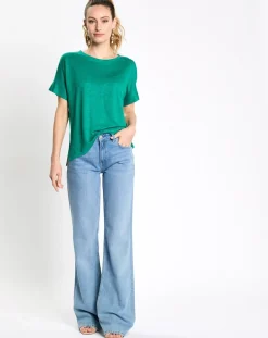 Femme Esprit Jean flare léger bleu clair