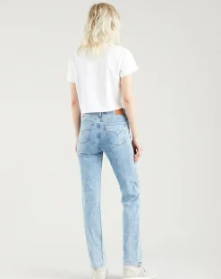 Femme Levi's® Jean high rise straight 724 Spill T bleu clair