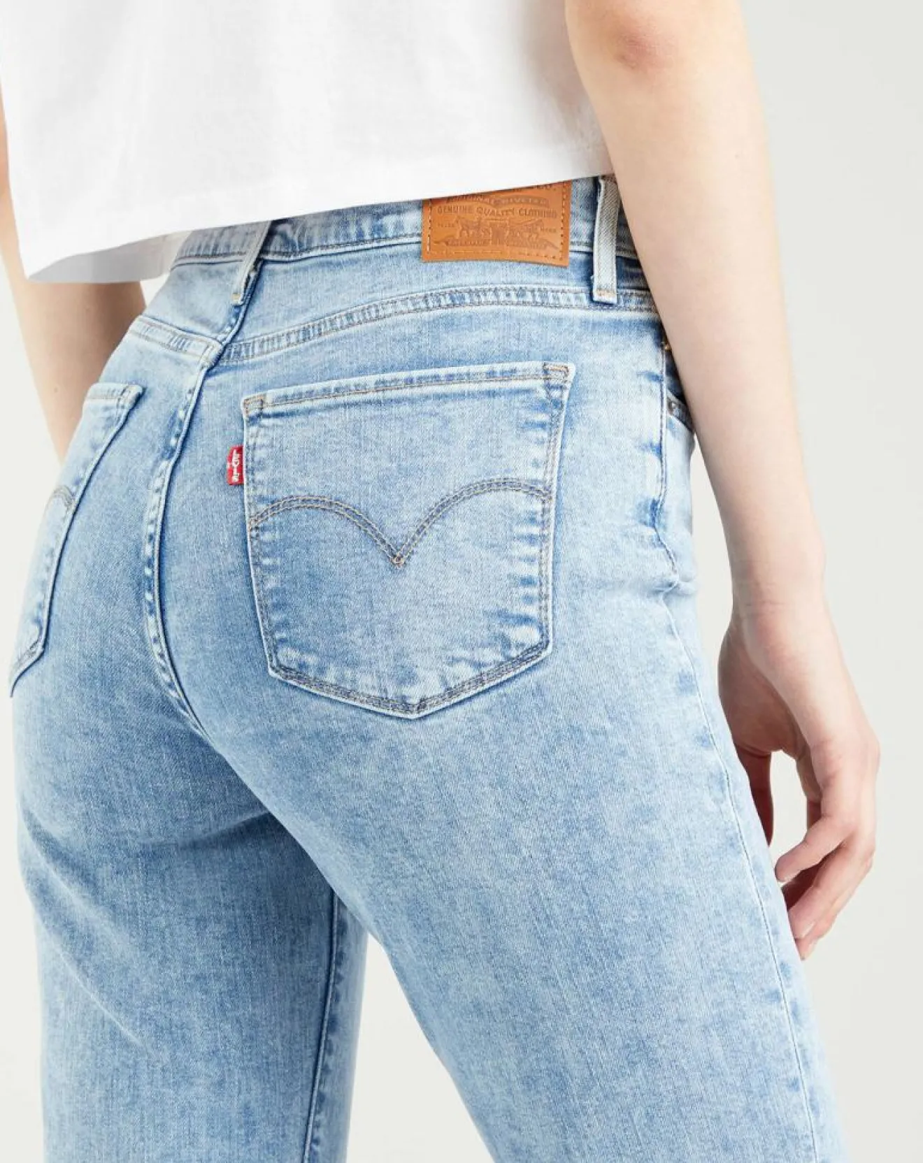 Femme Levi's® Jean high rise straight 724 Spill T bleu clair