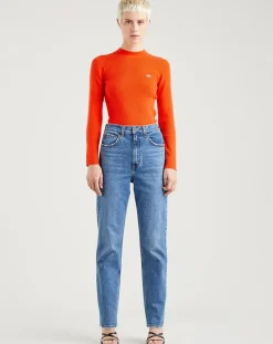 Femme Levi's® Jean high slim straight 70's bleu