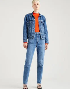 Femme Levi's® Jean high slim straight 70's bleu
