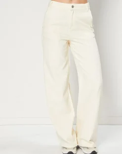 Outlet Esprit Jean large Wide en Coton mélangé collection EDC by écru